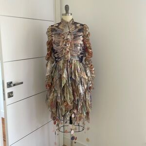 Zimmermann Cosmic Handkerchief Mini dress US 8